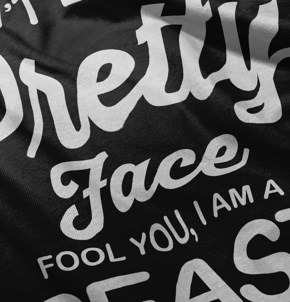 Pretty Face Infant Toddler T Shirt-Direct To Garment Print-Brisco Baby