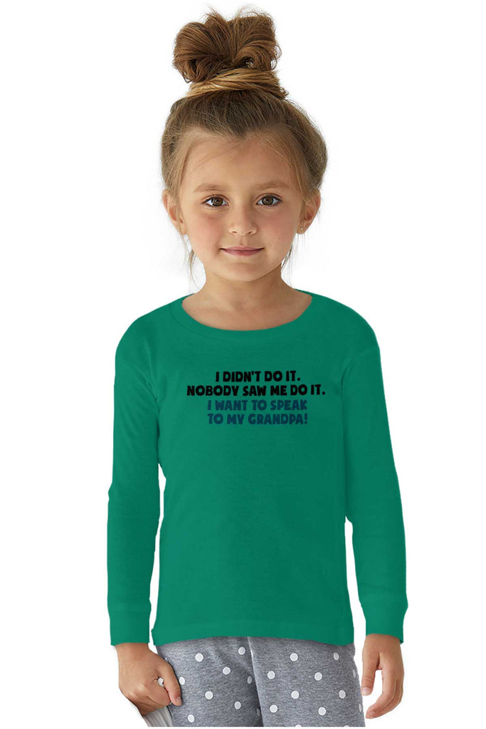 I Didn't Do It Solid Baby Pajama Top-Direct To Garment Print-Brisco Baby