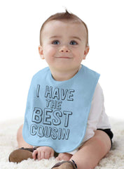 Best Cousin Infant Baby Bib-Direct To Garment Print-Brisco Baby
