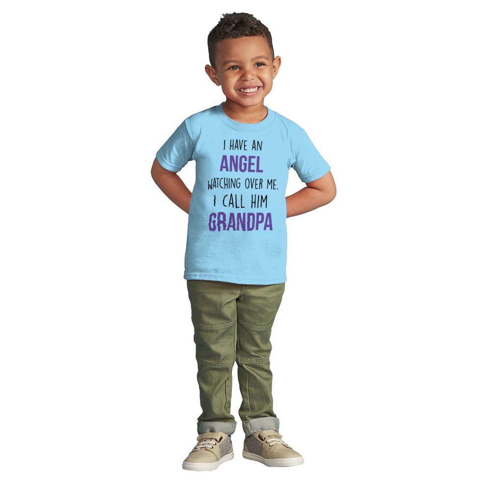 Grandpa Watching Over Me Infant Toddler T Shirt-Direct To Garment Print-Brisco Baby