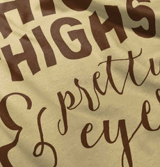 Thick Thighs Romper Bodysuit-Direct To Garment Print-Brisco Baby