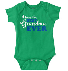 Have Best Grandma Ever Romper Bodysuit-Direct To Garment Print-Brisco Baby