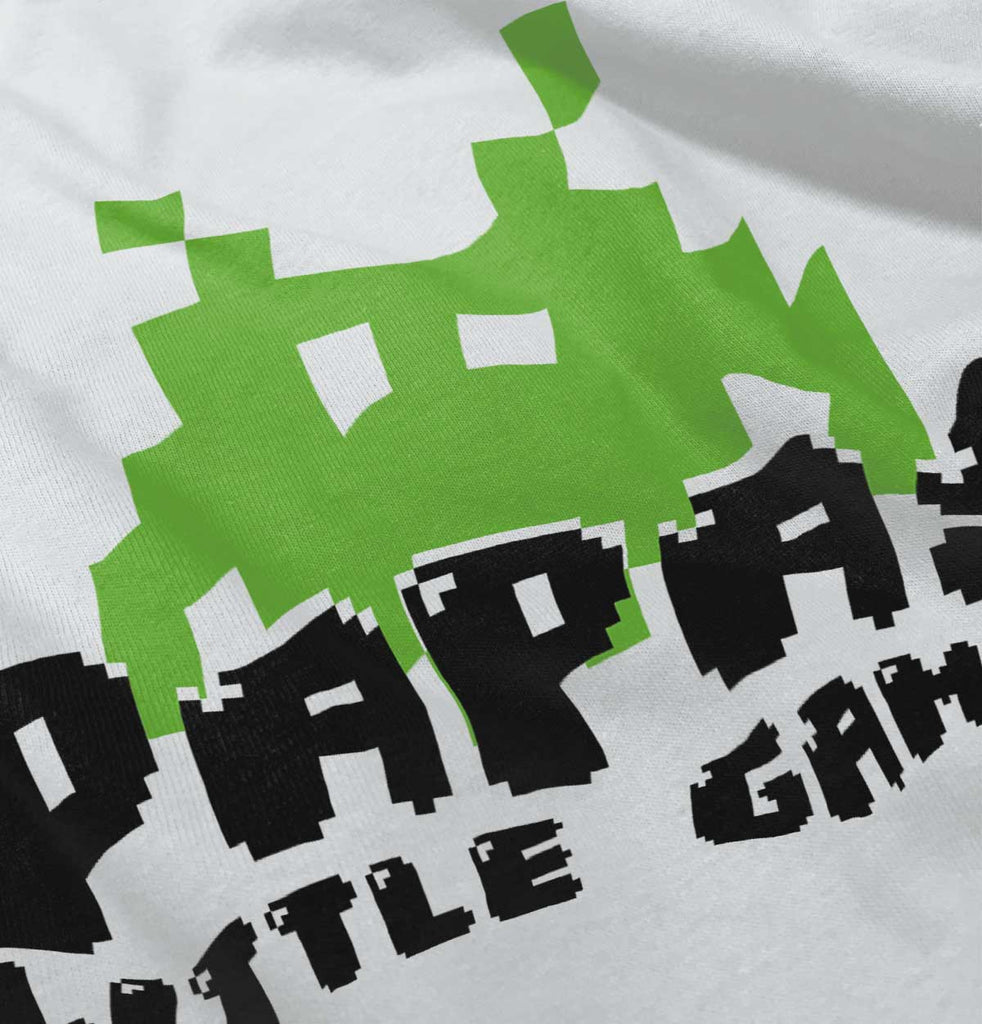 Papa's Little Gamer Romper Bodysuit-Direct To Garment Print-Brisco Baby