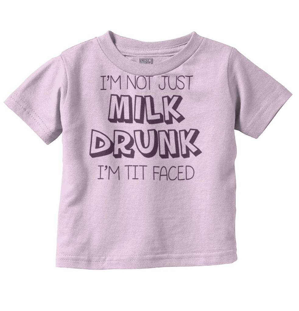 Milk Drunk Infant Toddler T Shirt-Direct To Garment Print-Brisco Baby