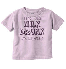 Milk Drunk Infant Toddler T Shirt-Direct To Garment Print-Brisco Baby
