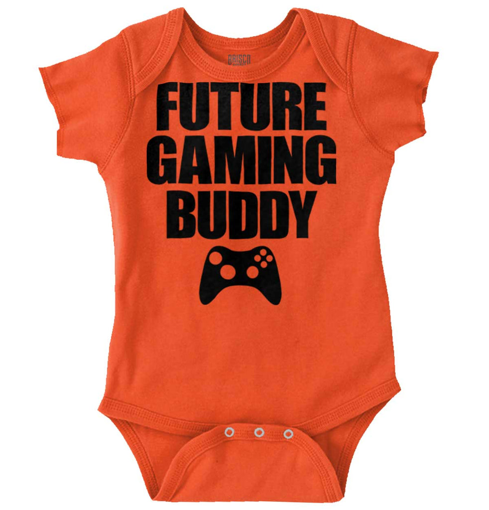 Future Gaming Buddy Romper Bodysuit-Direct To Garment Print-Brisco Baby