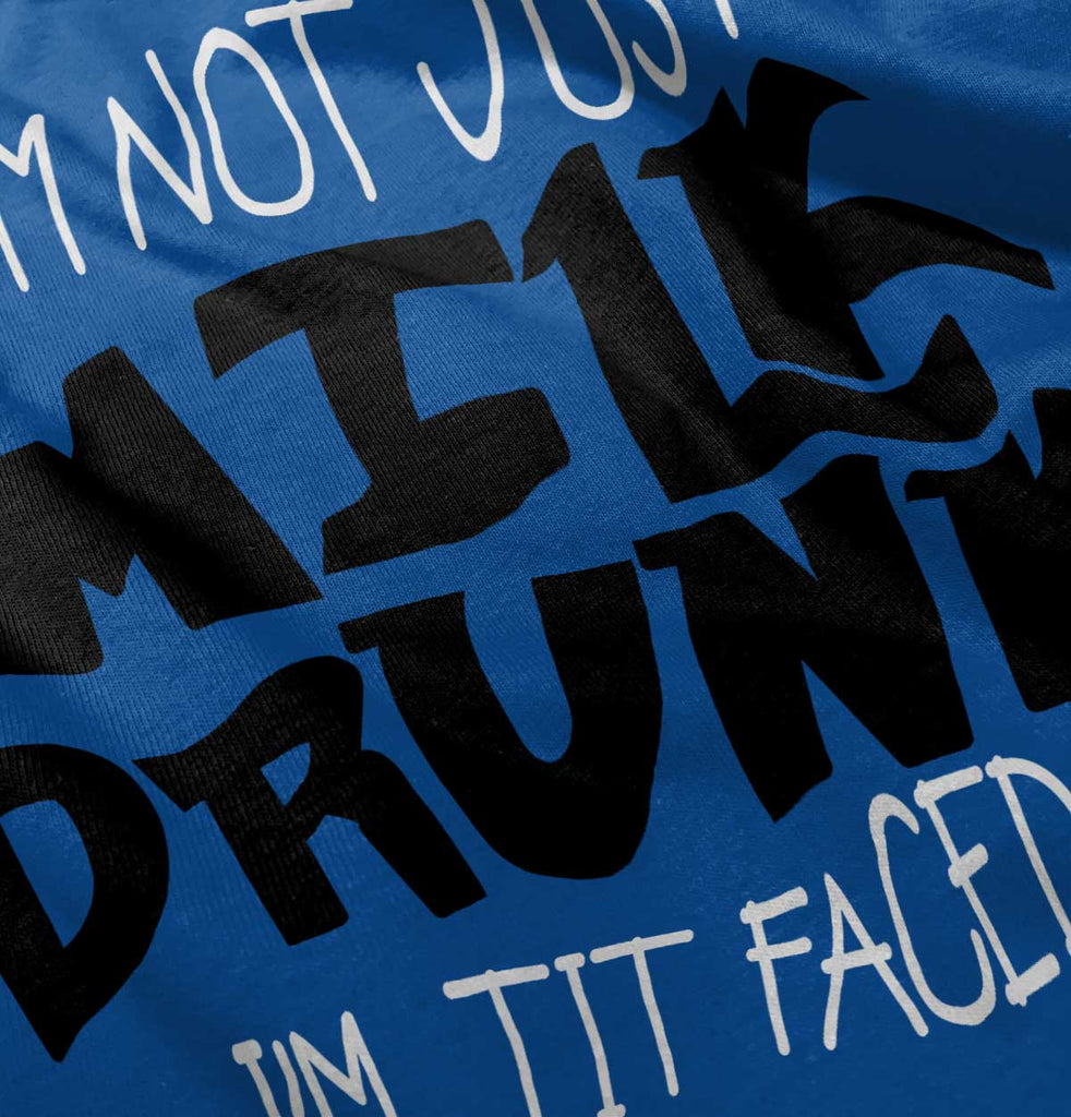 Tit Faced Ringer Romper Bodysuit-Direct To Garment Print-Brisco Baby