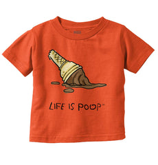 Dropped Cone Infant Toddler T Shirt-Direct To Garment Print-Brisco Baby