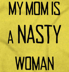 Nasty Woman Romper Bodysuit-Direct To Garment Print-Brisco Baby