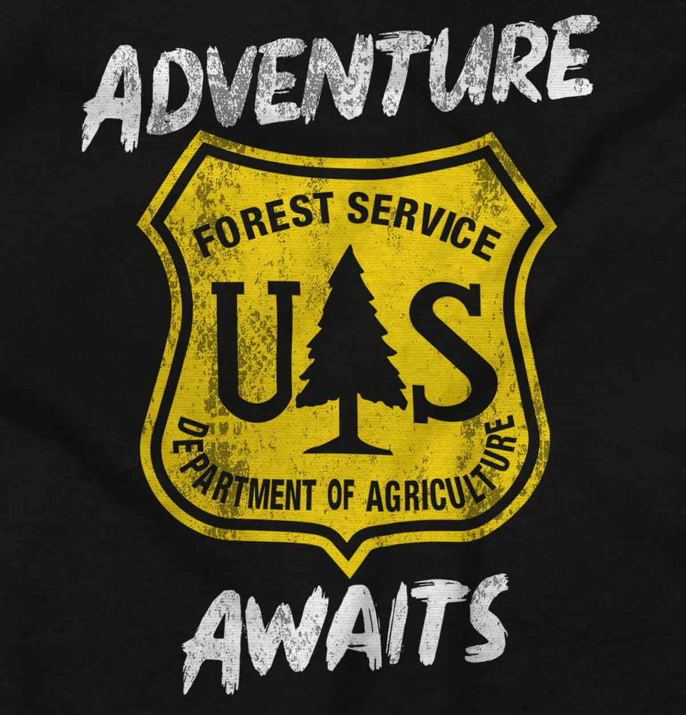 Adventure Awaits Toddler Ruffle Bottom Tee-Direct To Garment Print-Brisco Baby