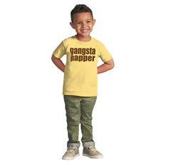 Gangsta Napper Infant Toddler T Shirt-Direct To Garment Print-Brisco Baby