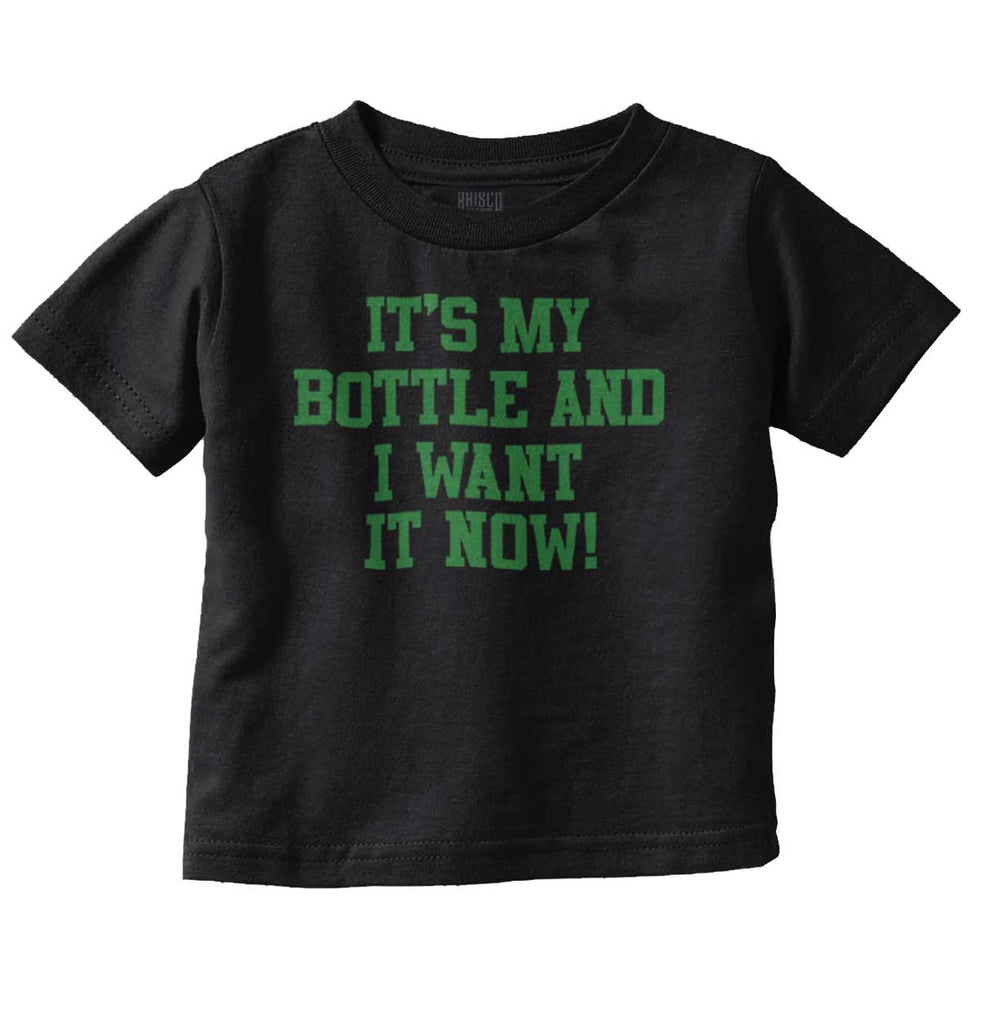 I Want It Now Infant Toddler T Shirt-Direct To Garment Print-Brisco Baby