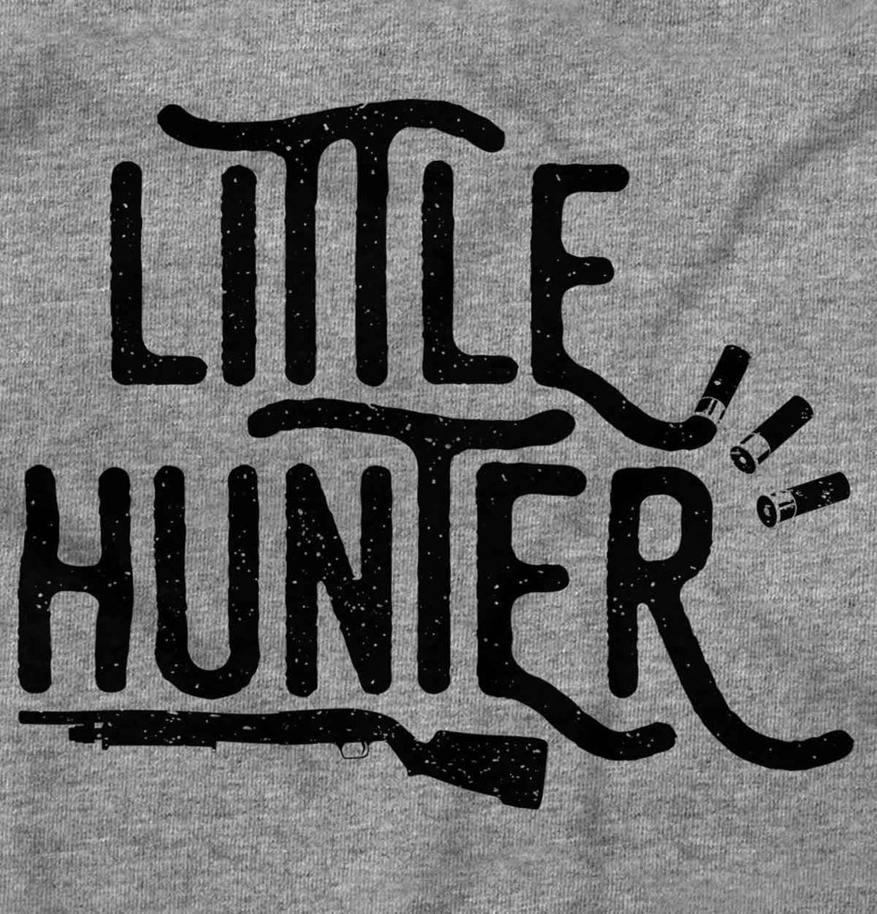 Little Hunter Gun Infant Toddler T Shirt-Direct To Garment Print-Brisco Baby