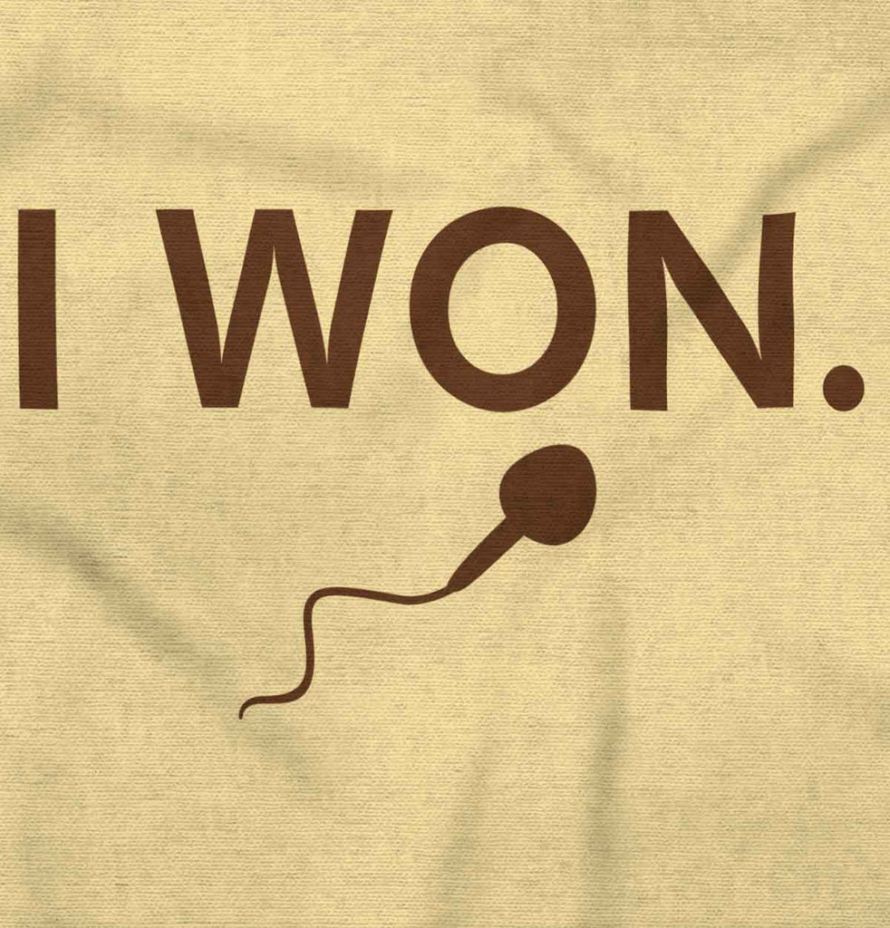 Won The Race Romper Bodysuit-Direct To Garment Print-Brisco Baby