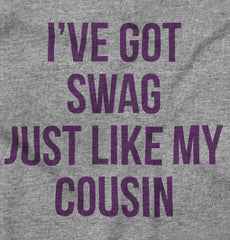 Swag Like Cousin Romper Bodysuit-Direct To Garment Print-Brisco Baby