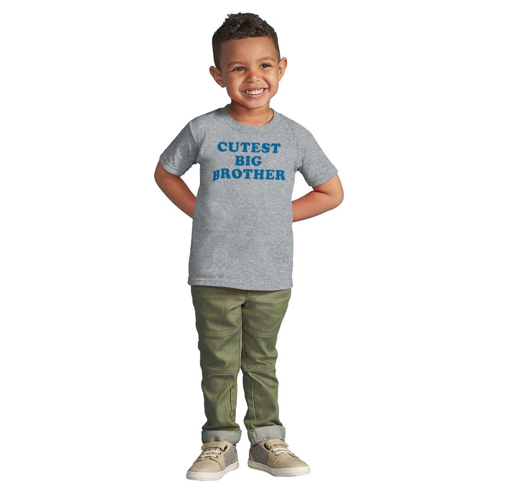 Cutest Big Brother Infant Toddler T Shirt Tee-Direct To Garment Print-Brisco Baby