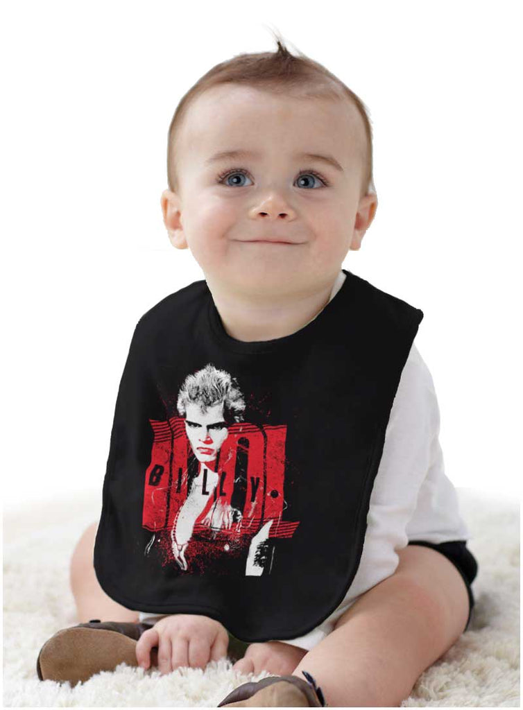 Billy Idol Infant Baby Bib-Direct To Garment Print-Brisco Baby