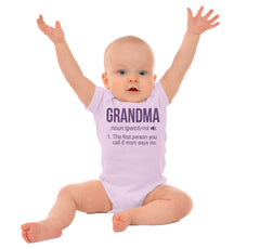 Grandma Romper Bodysuit-Direct To Garment Print-Brisco Baby