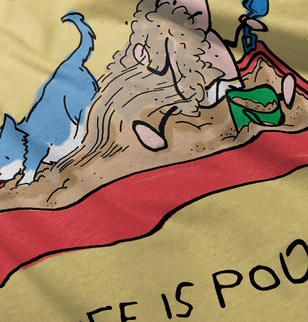 Dog Sandbox Infant Toddler T Shirt-Direct To Garment Print-Brisco Baby