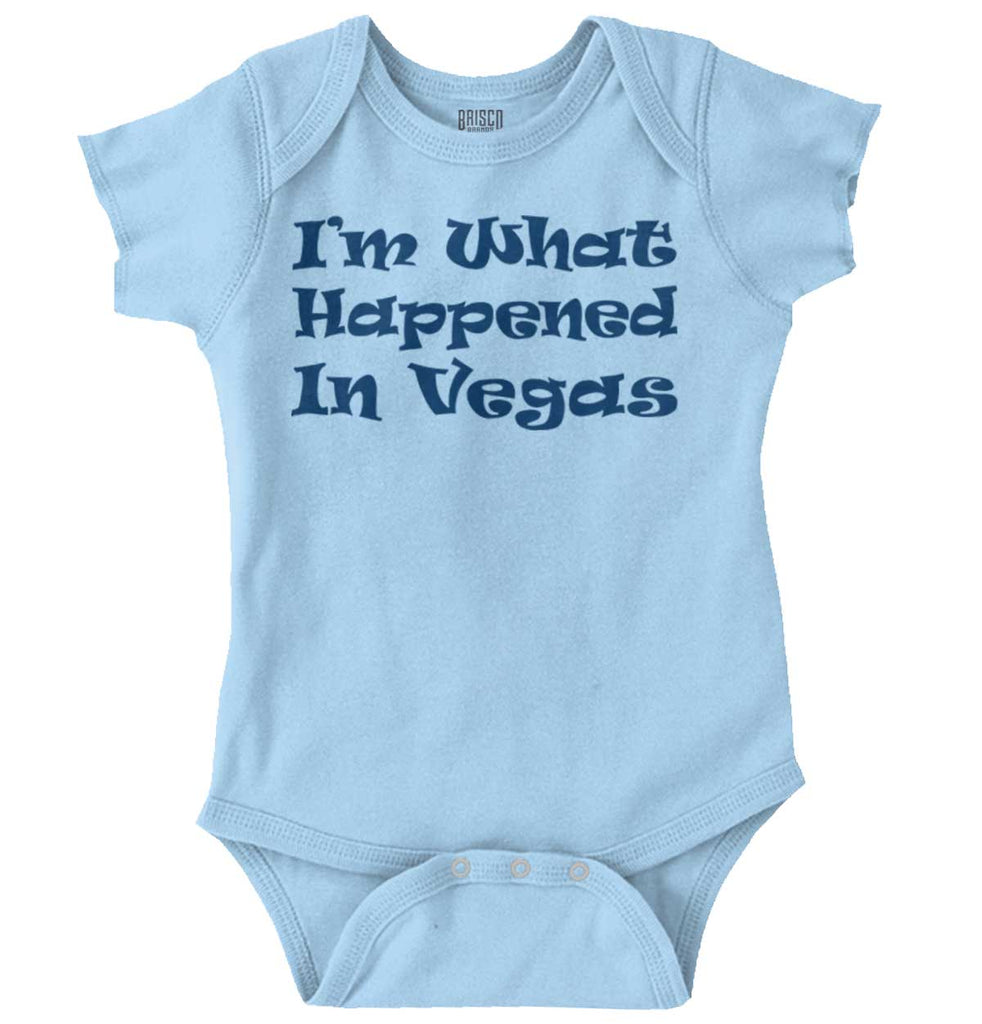 Happened In Vegas Romper Bodysuit-Direct To Garment Print-Brisco Baby