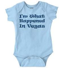 Happened In Vegas Romper Bodysuit-Direct To Garment Print-Brisco Baby