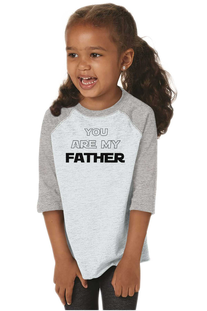 You Are My Father Toddler Baseball-Direct To Garment Print-Brisco Baby