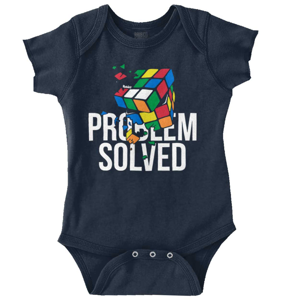 Puzzle Solved Romper Bodysuit-Direct To Garment Print-Brisco Baby