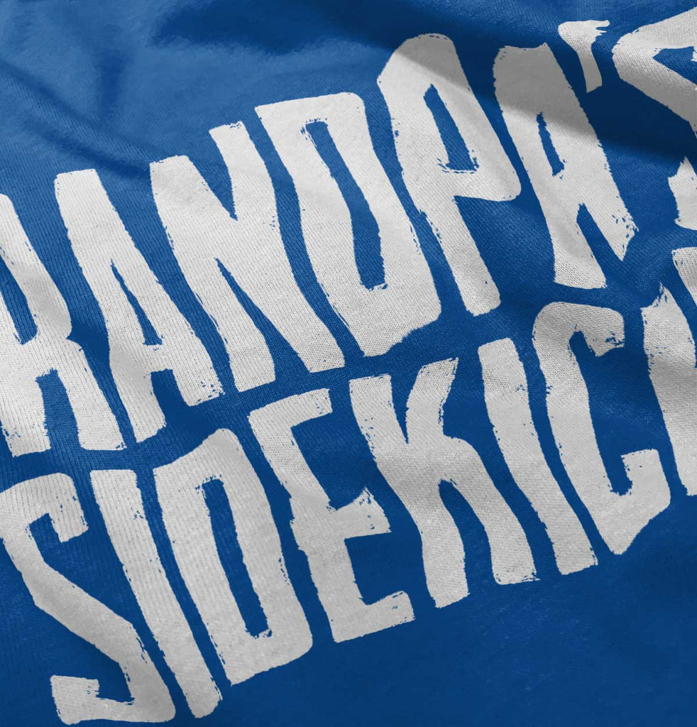 Grandpa's Sidekick Solid Baby Pajama Top-Direct To Garment Print-Brisco Baby