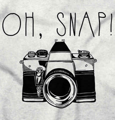 Oh Snap Camera Infant Toddler T Shirt-Direct To Garment Print-Brisco Baby