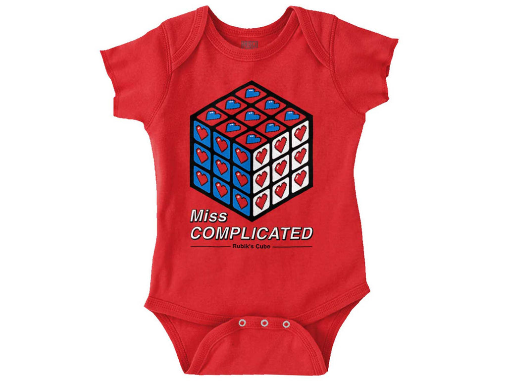 Miss Complicated Romper Bodysuit-Direct To Garment Print-Brisco Baby