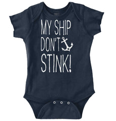 My Ship Romper Bodysuit-Direct To Garment Print-Brisco Baby