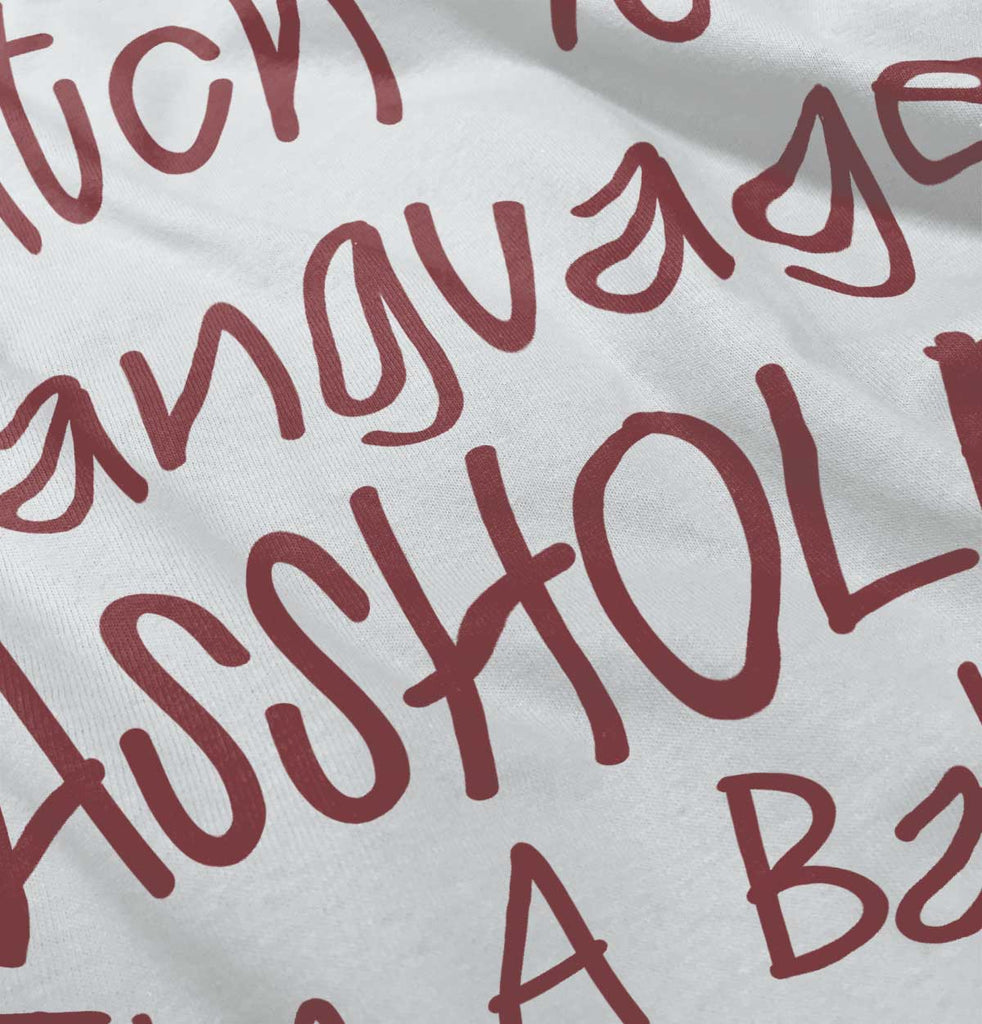 Watch The Language Baby Striped Skirt Dress-Direct To Garment Print-Brisco Baby