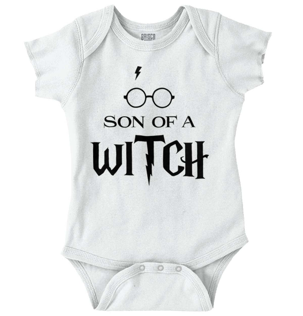 Son Of A Witch Romper Bodysuit-Direct To Garment Print-Brisco Baby