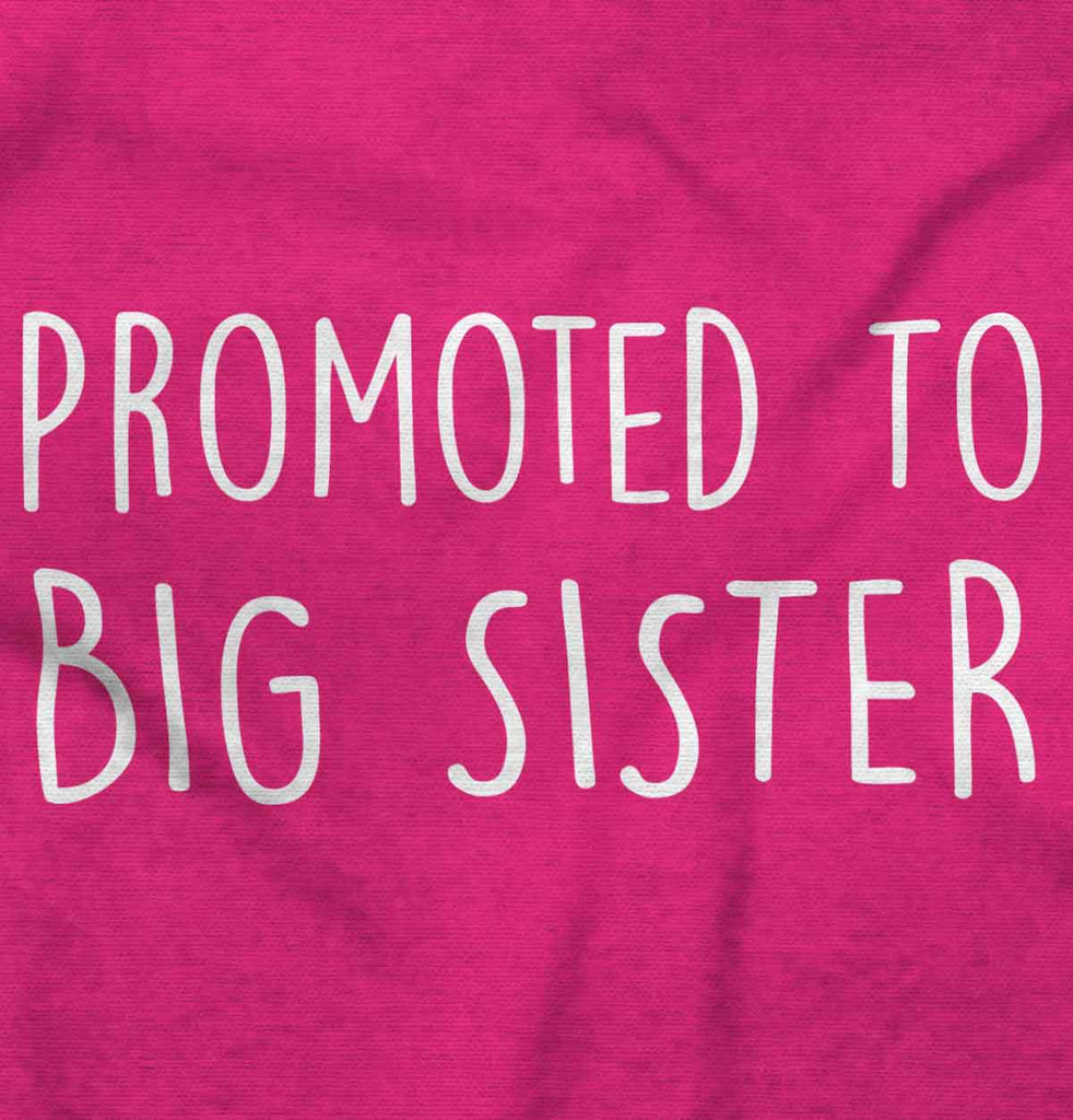 Promoted To Big Sister Infant Toddler T Shirt-Direct To Garment Print-Brisco Baby