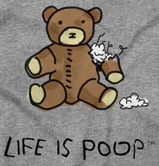 Ripped Teddy Bear Infant Toddler T Shirt-Direct To Garment Print-Brisco Baby