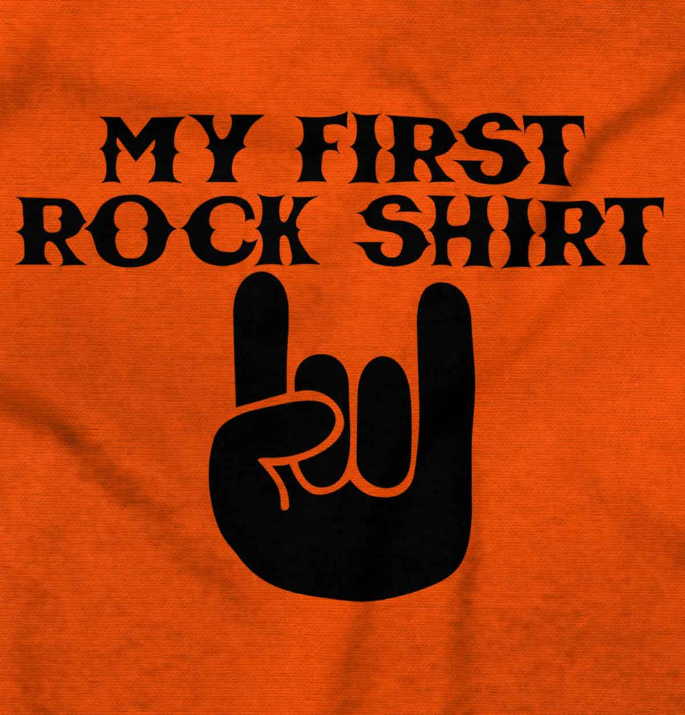 Rock Shirt Romper Bodysuit-Direct To Garment Print-Brisco Baby