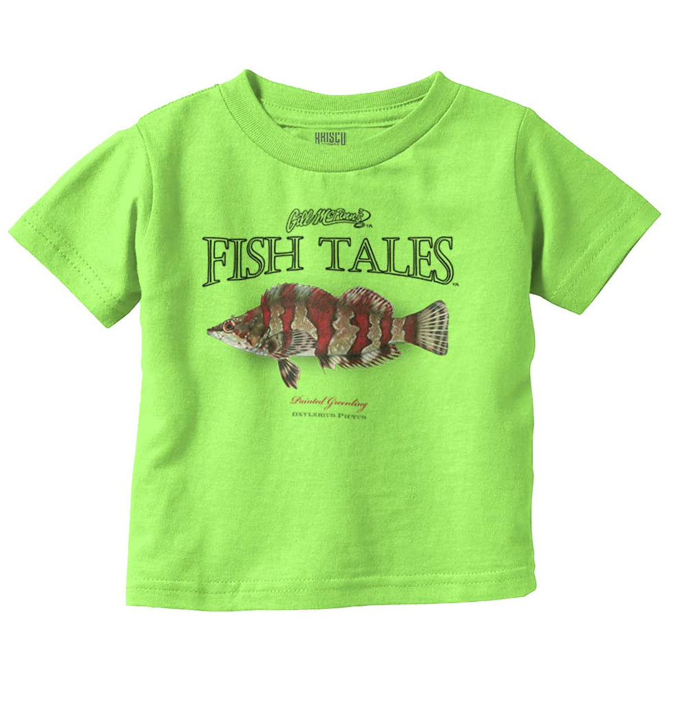Painted Greenling Infant Toddler T Shirt-Direct To Garment Print-Brisco Baby