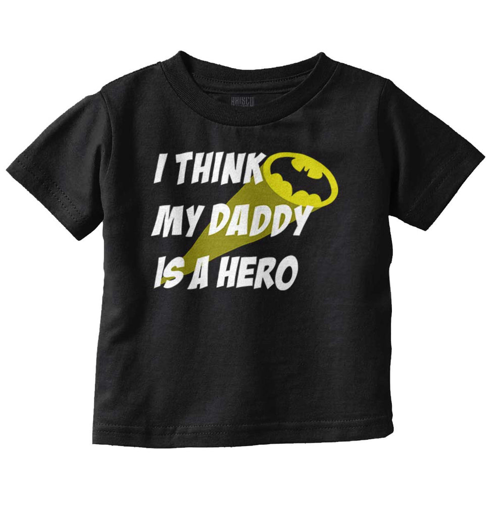 Daddy Is Batman Infant Toddler T Shirt-Direct To Garment Print-Brisco Baby