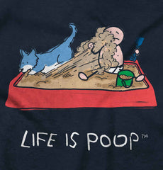 Dog Sandbox Infant Toddler T Shirt-Direct To Garment Print-Brisco Baby