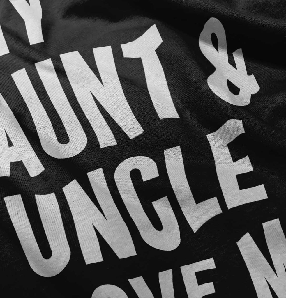 Aunt And Uncle Love Me Romper Bodysuit-Direct To Garment Print-Brisco Baby