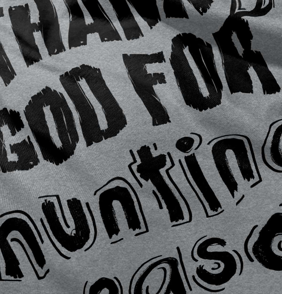 Thank God For Hunting Romper Bodysuit-Direct To Garment Print-Brisco Baby