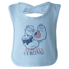 Always Strong Infant Baby Bib-Direct To Garment Print-Brisco Baby
