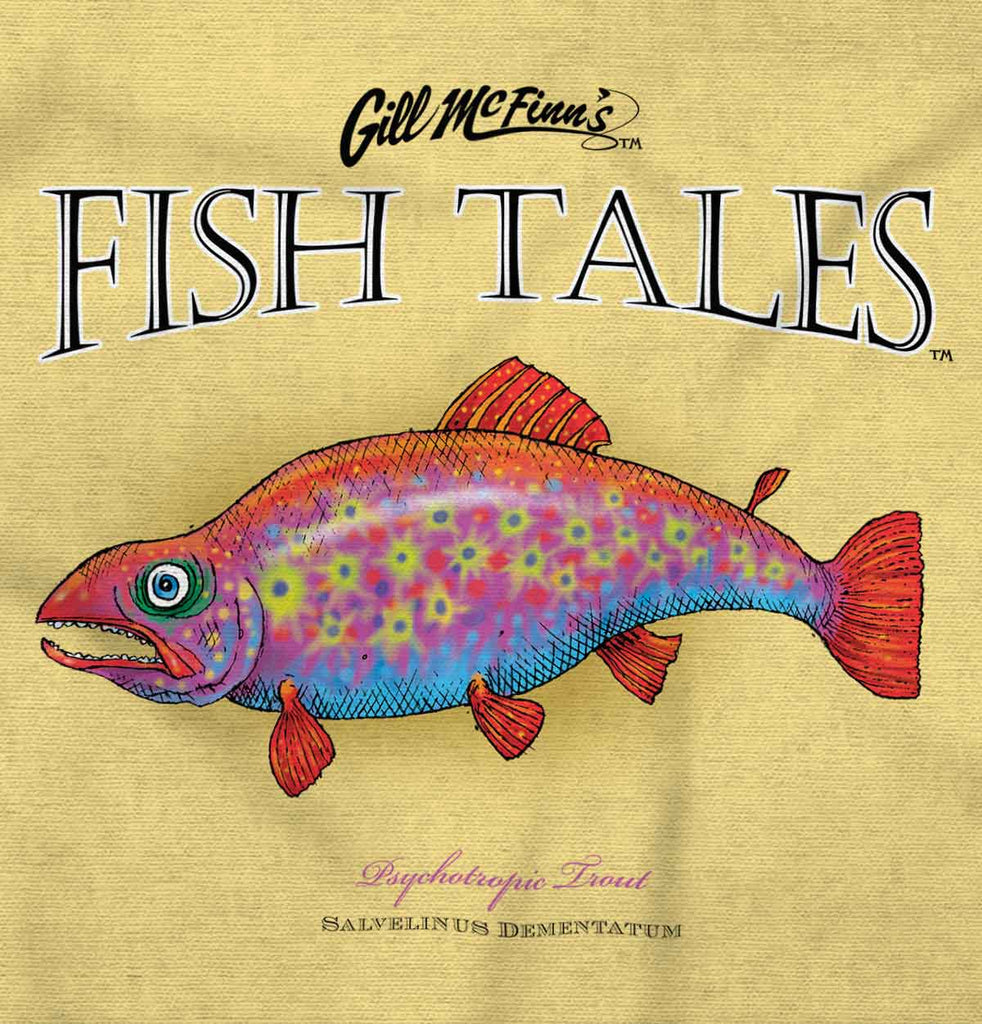 Psychotropic Trout Infant Toddler T Shirt-Direct To Garment Print-Brisco Baby