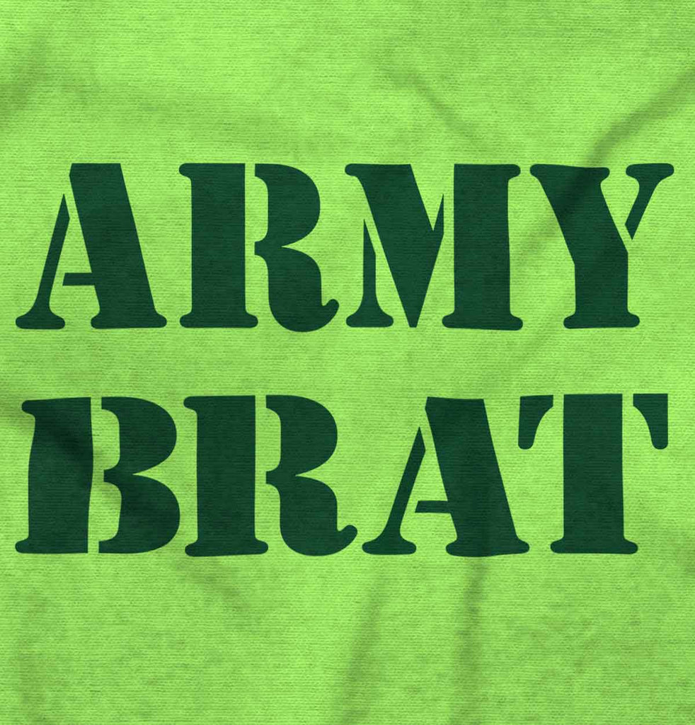 Army Brat Romper Bodysuit-Direct To Garment Print-Brisco Baby