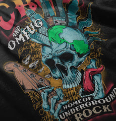 Heavy Metal CBGB Infant Baby Bib-Direct To Garment Print-Brisco Baby