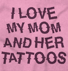 Mom's Tattoos Infant Toddler T Shirt-Direct To Garment Print-Brisco Baby