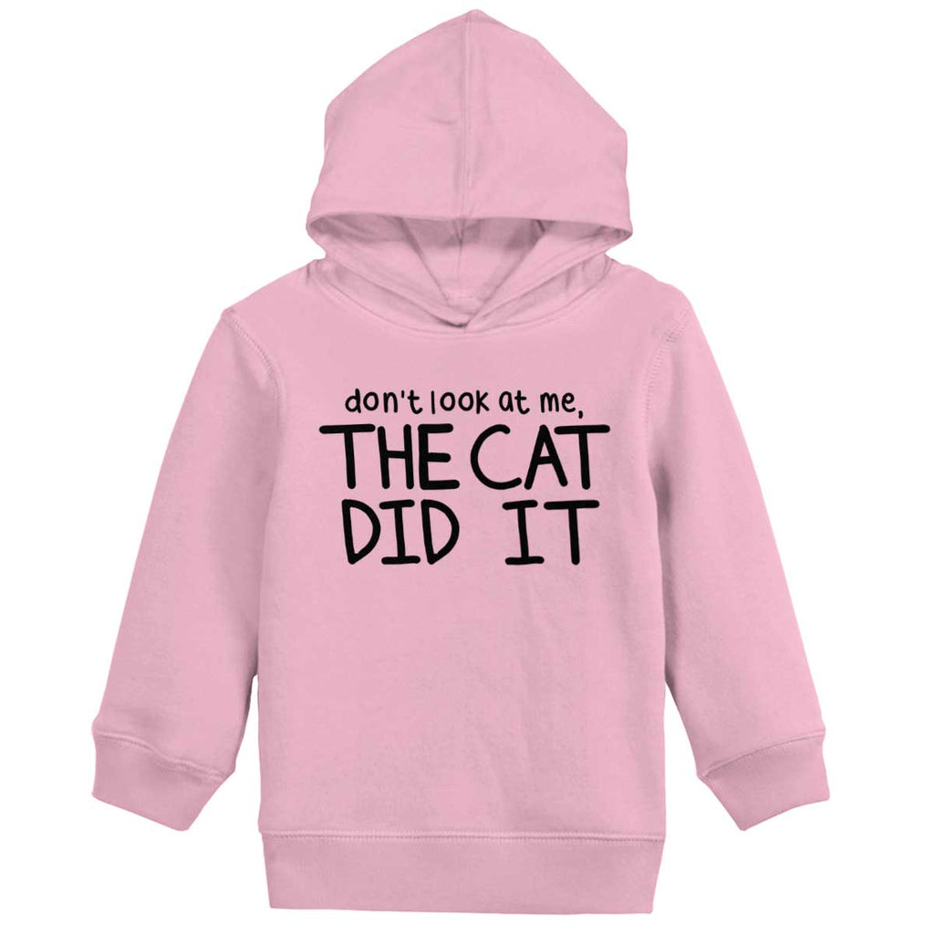 Cat Did It Toddler Pullover Hoodie-Direct To Garment Print-Brisco Baby