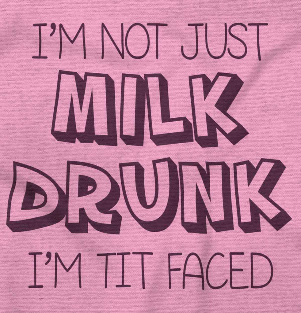 Milk Drunk Romper Bodysuit-Direct To Garment Print-Brisco Baby