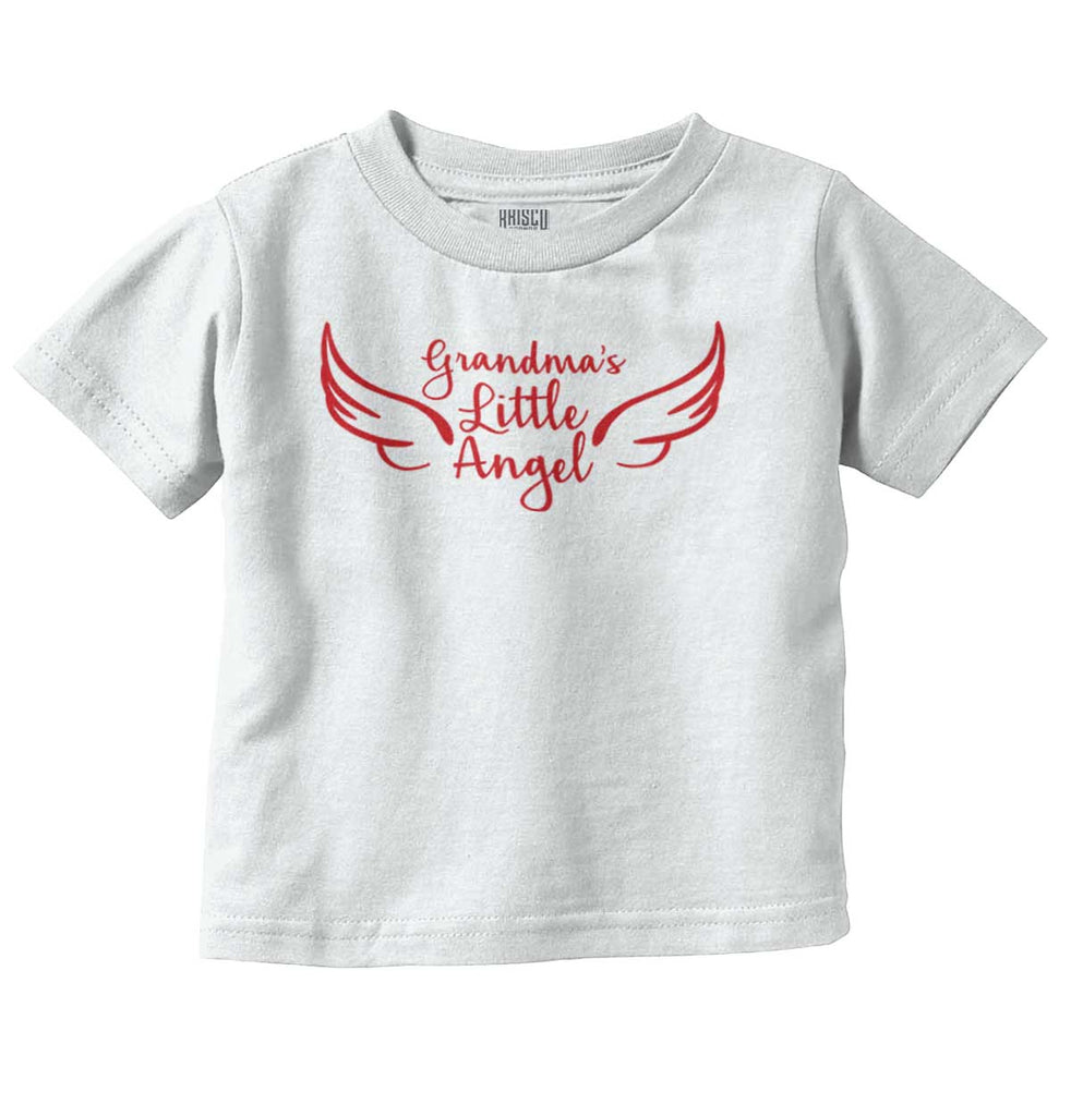 Grandma's Little Angel Infant Toddler T Shirt-Direct To Garment Print-Brisco Baby