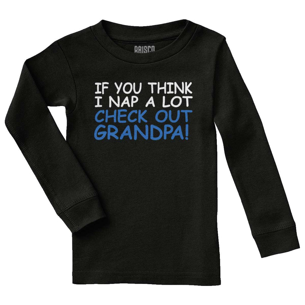 Check Out Grandpa Solid Baby Pajama Top-Direct To Garment Print-Brisco Baby